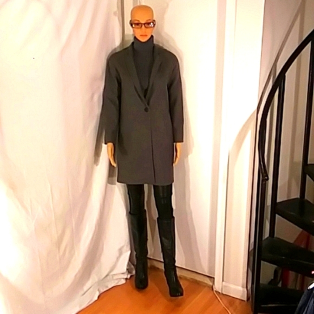 NWOT Zara Grey Wool Blazer/Coat